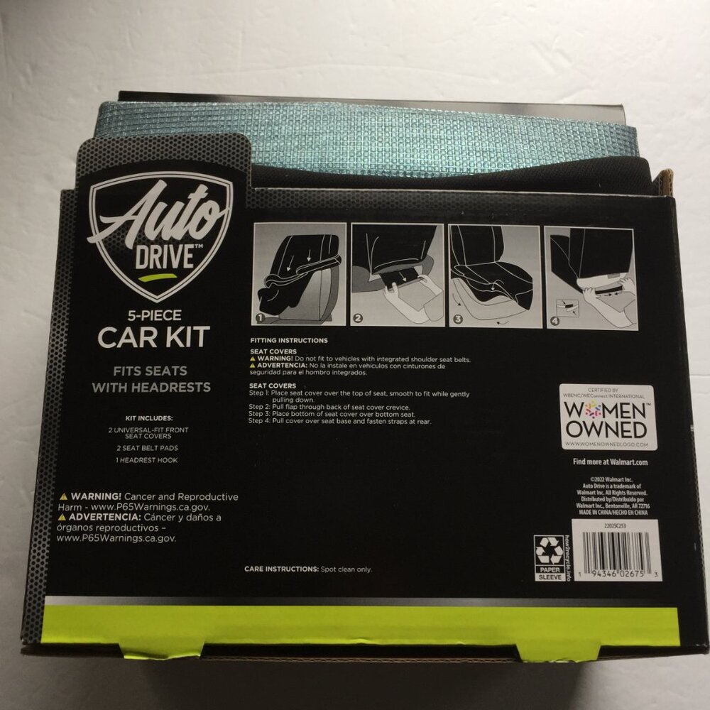 NEW Auto Drive 5 Piece Car Seat Cover Kit - Picture 7 of 15